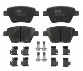 Купить GDB1841 TRW Тормозные колодки задние Audi A1 (1.2, 1.4, 1.6, 2.0) без датчика износа